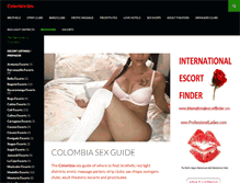 Tablet Screenshot of colombia-sex.com
